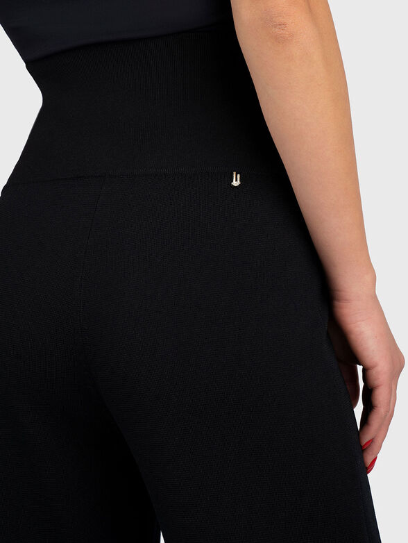 High waisted viscose blend trousers - 3