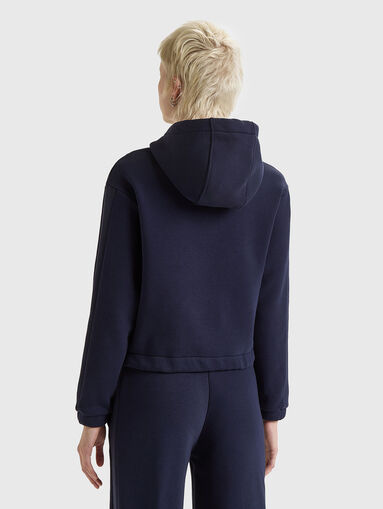 Beige hooded sweatshirt - 3
