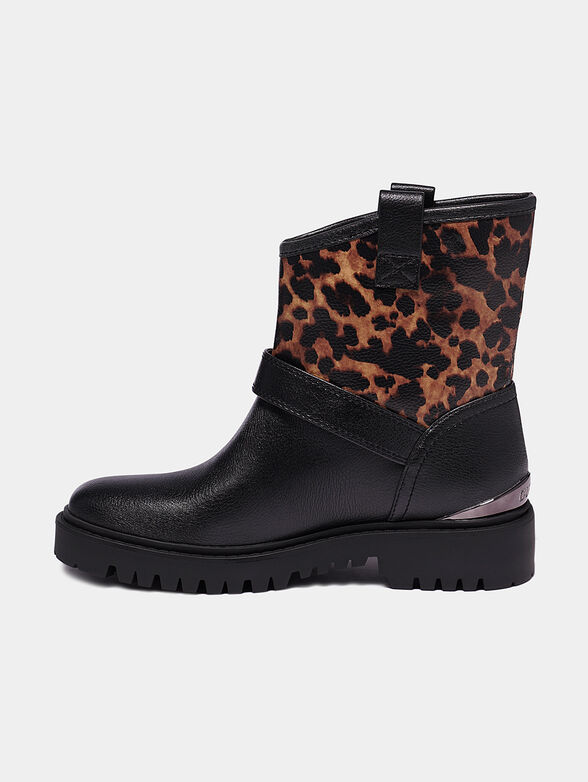 ORICAN boots with leopard print - 4