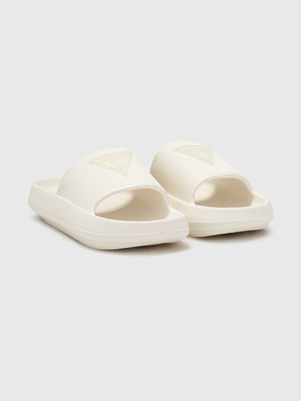 Beach slippers with a triangular logo - 2