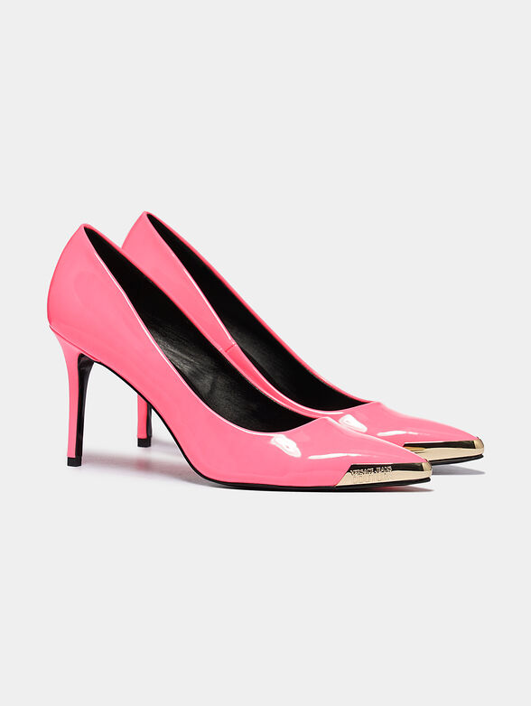 Pink stilleto high heels - 2