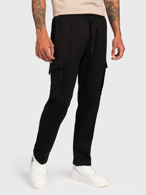 Sport pants with accent pockets - 1
