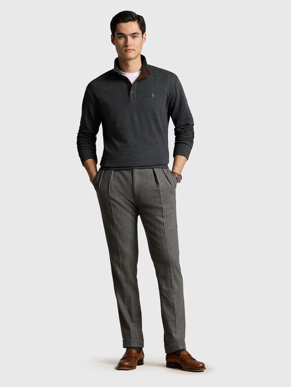 Long sleeve polo shirt - 1