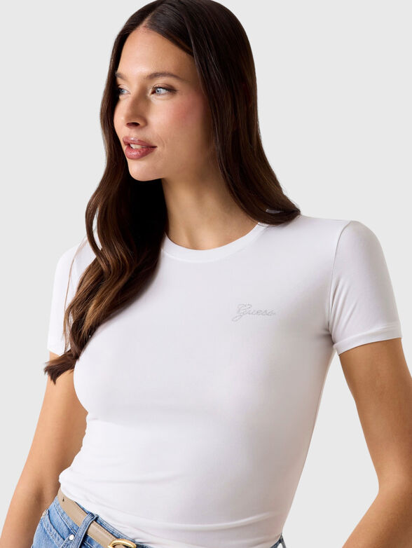 Rhinestones logo t-shirt - 4