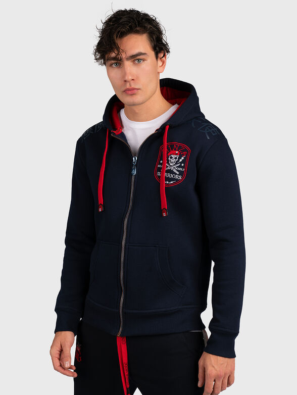 Sweatshirt with logo print - 1