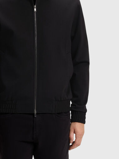 Black jacket made of a cotton blend - 5