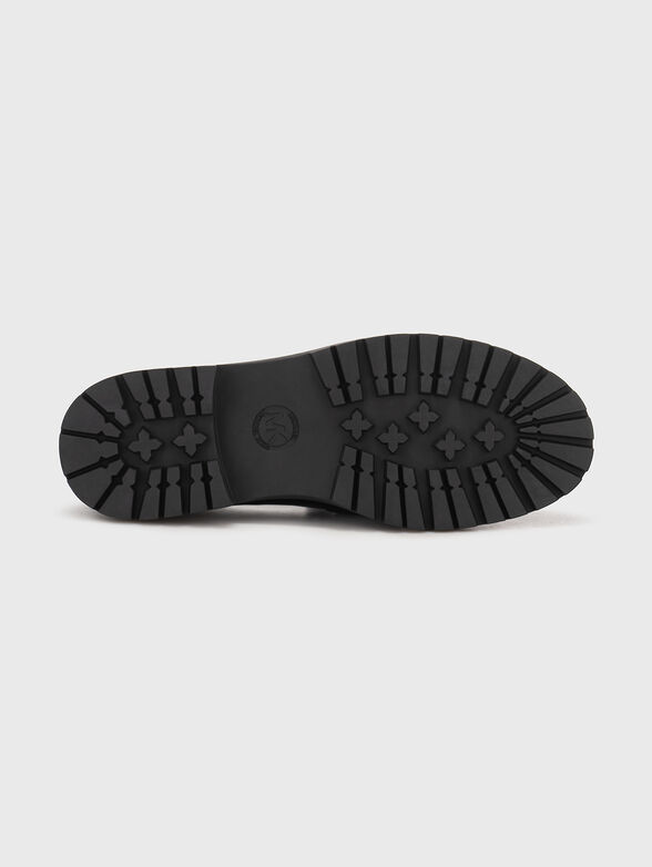 PARKER black leather loafers - 5