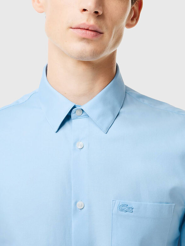 Black shirt in cotton  - 4