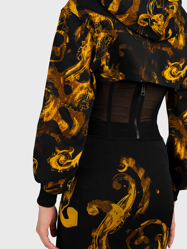 Sweatshirt with sheer effect - 4