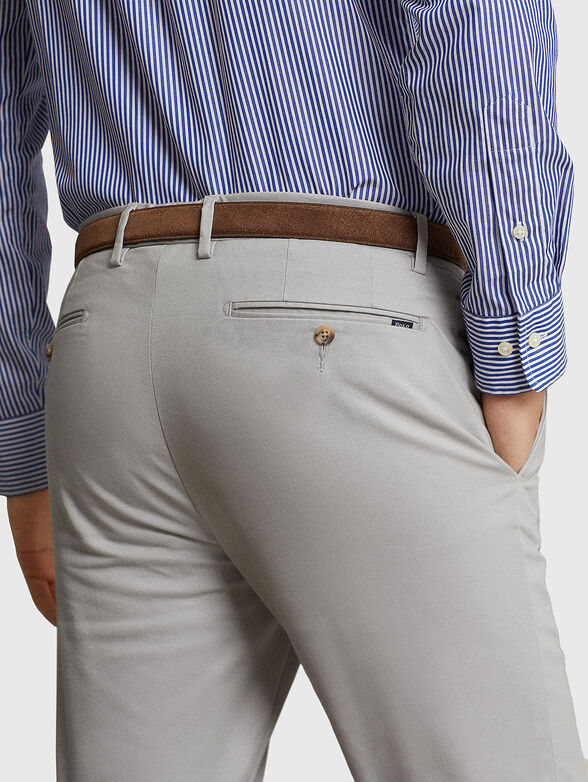 Grey chino pants - 3