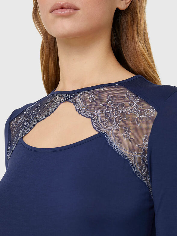 DAILY MODAL nightgown with long sleeves - 4