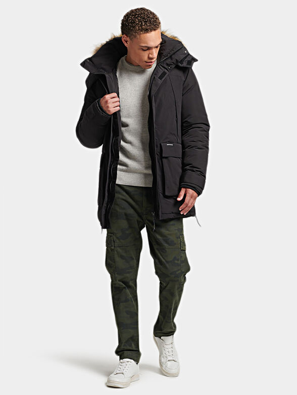 CODE XPD EVEREST black parka with hood - 2