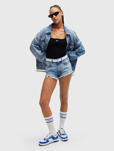 GALARA_2_B denim shorts - 5