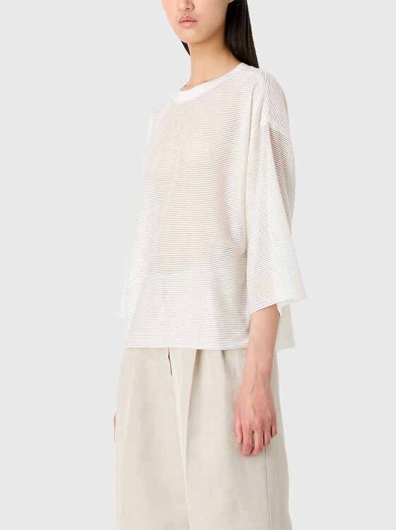 Blouse with sheer effect - 1