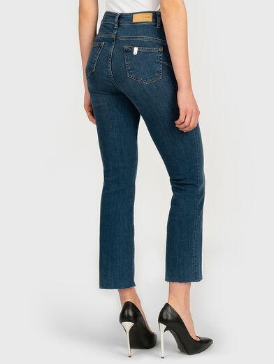 Cropped jeans with high waist - 2