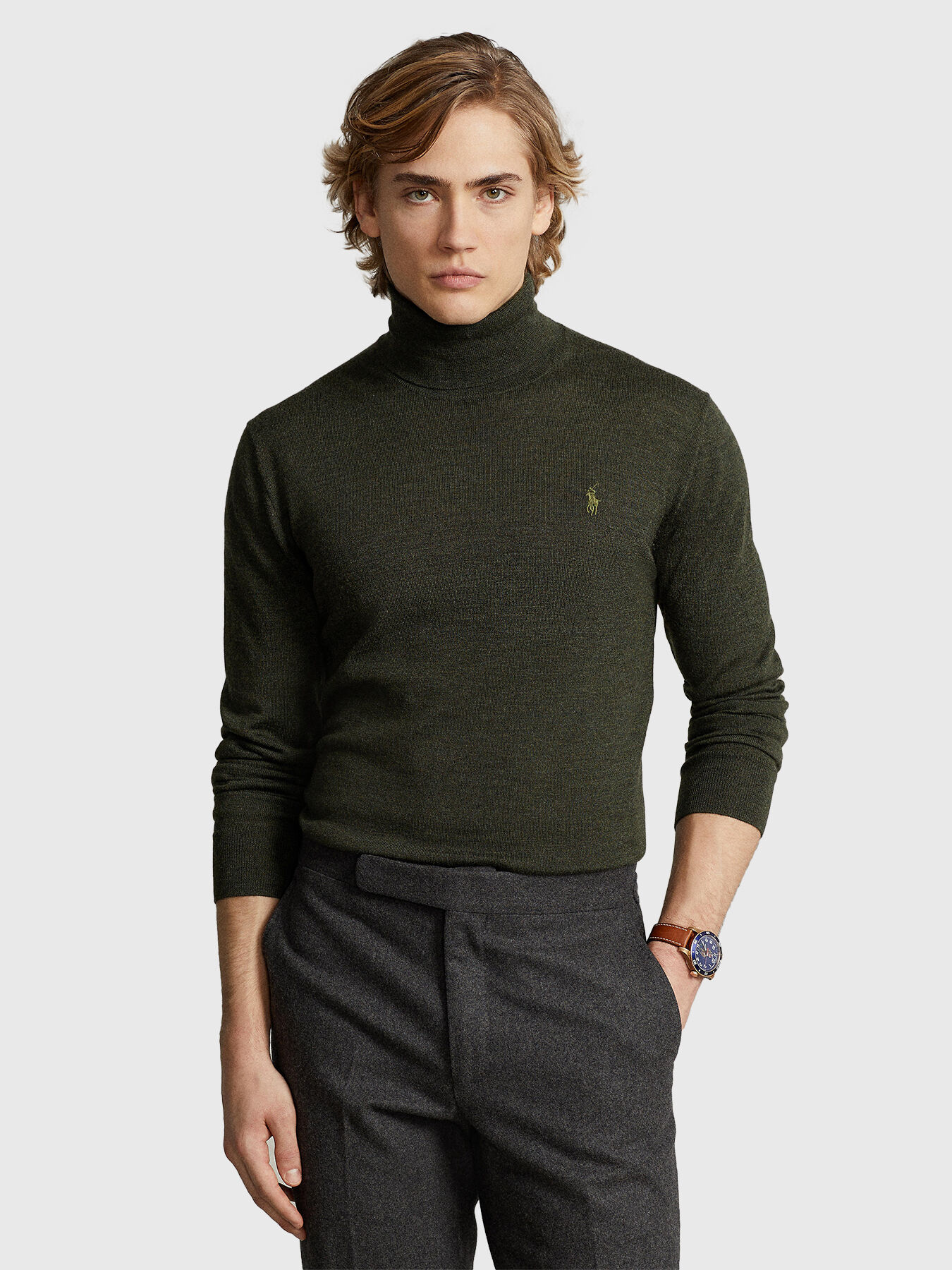 High neck wool sweater brand POLO RALPH LAUREN Globalbrandsstore en