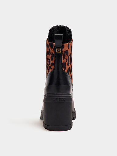 REMA ankle boots with animal print - 3