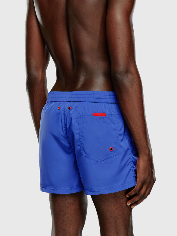 Logo accent swim shorts in black  - 2