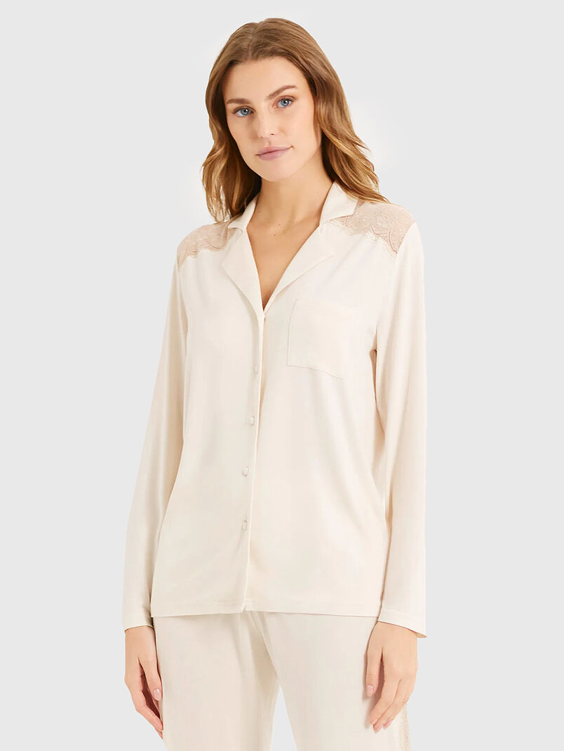 MODAL-LACE pajama top - 3