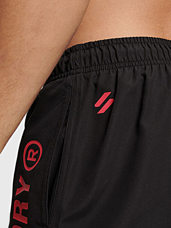 CORE SPORT beach shorts with logo accent - 3
