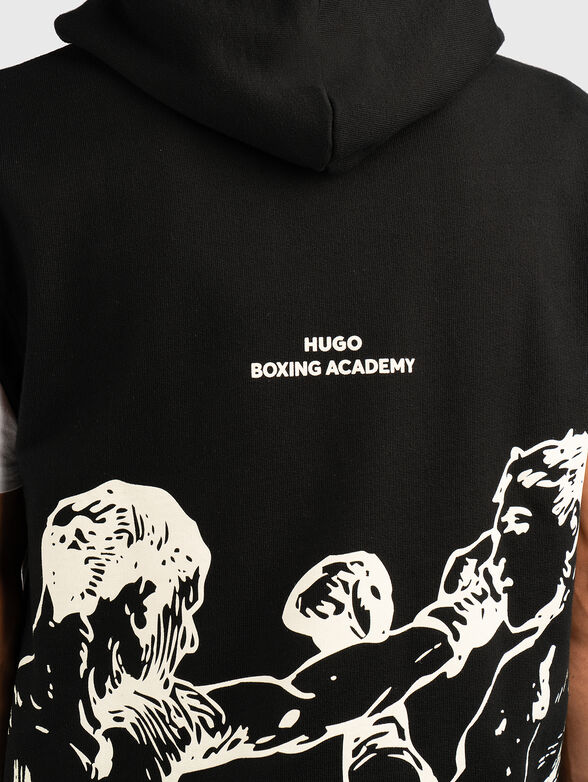 Sleeveless cotton sweatshirt - 4