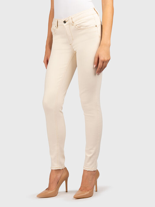 Skinny jeans with logo