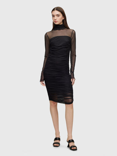 NELASAI black dress with long sleeves  - 5