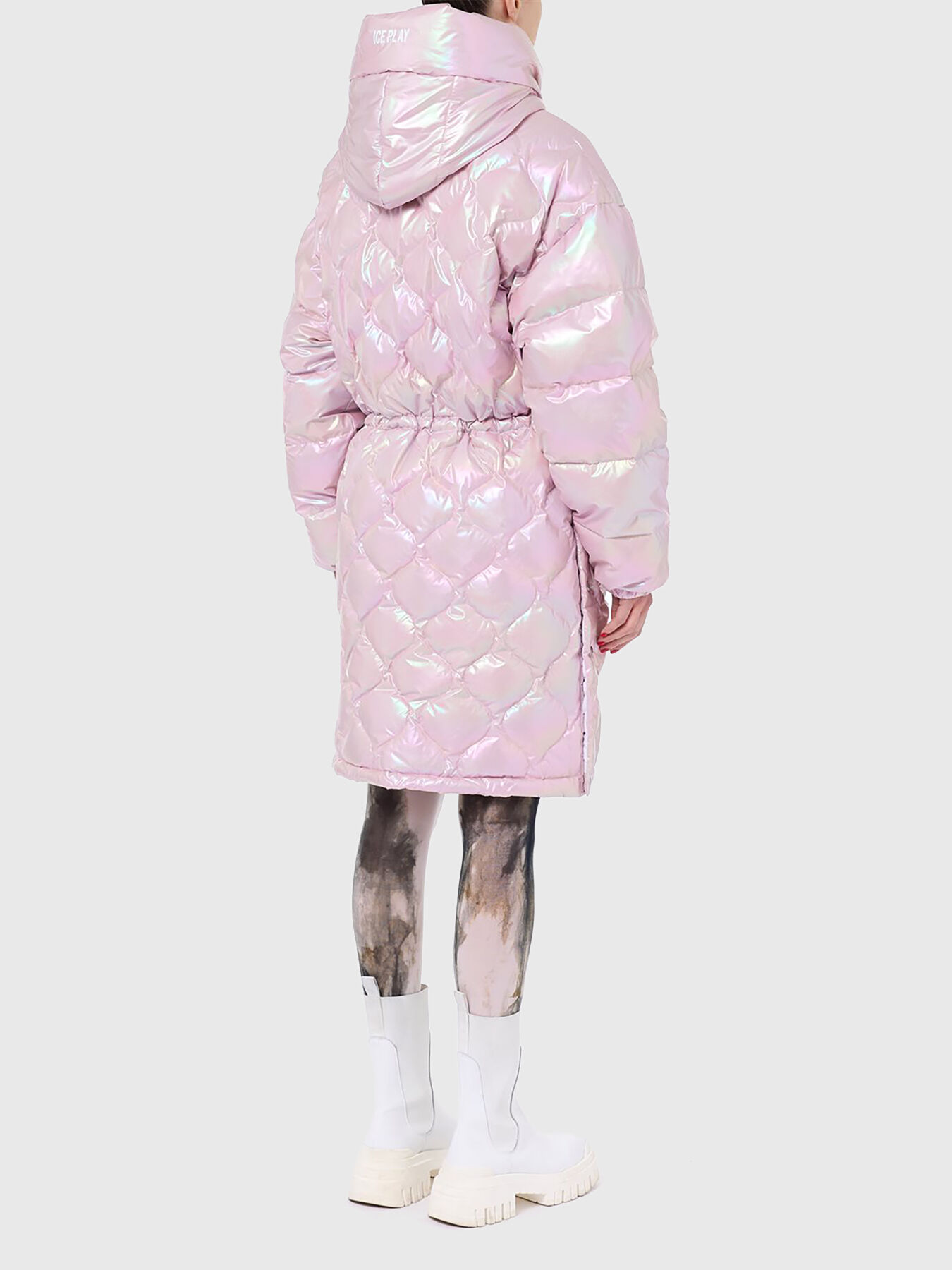 Shiny pink down jacket brand Ice Play — Globalbrandsstore.com/en