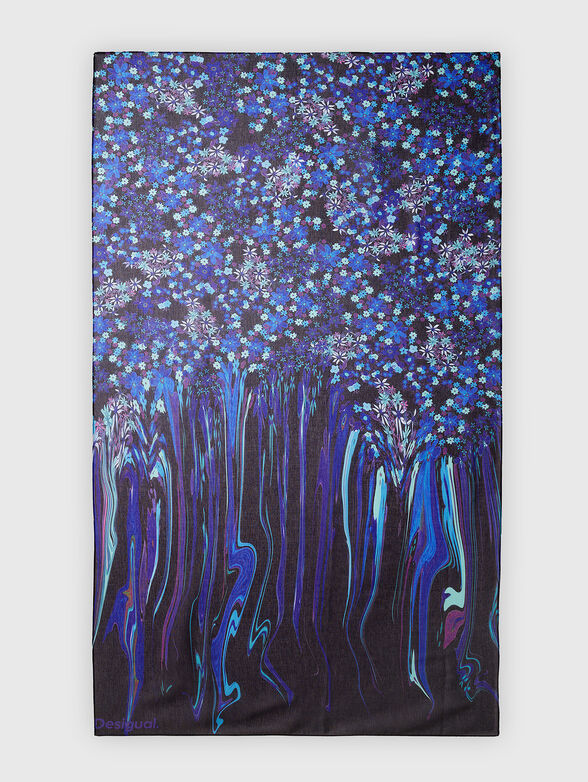 Floral print scarf - 3