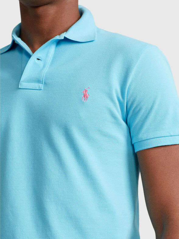 Turquoise Polo-shirt - 4
