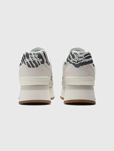 574 sports shoes with logo detail - 4