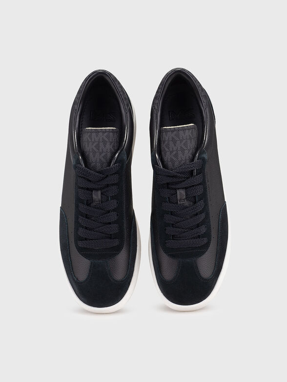 Leather shoes with suede details - 6