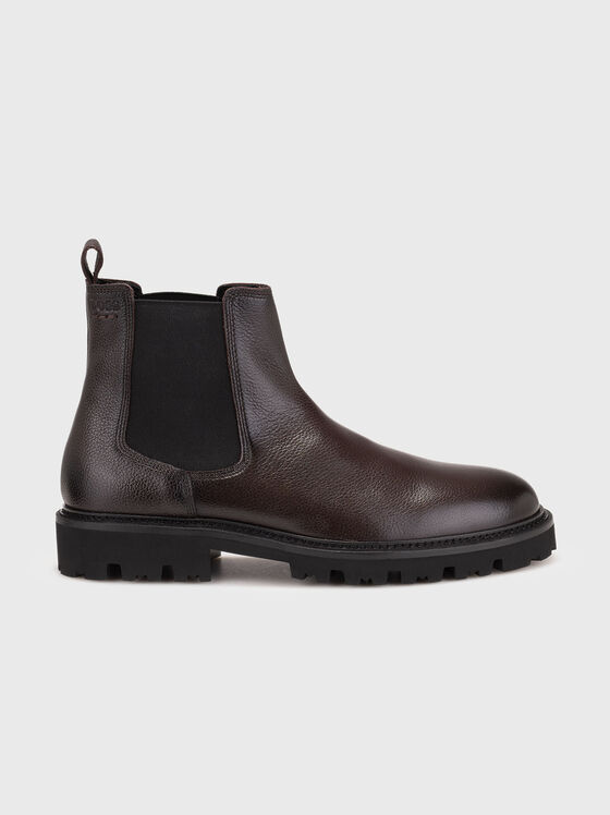 Leather chelsea boots - 1