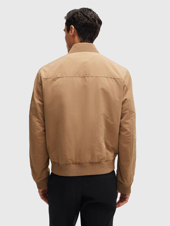 H-COMBER beige bomber jacket - 3