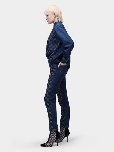 Jeans with rhinestones - 4