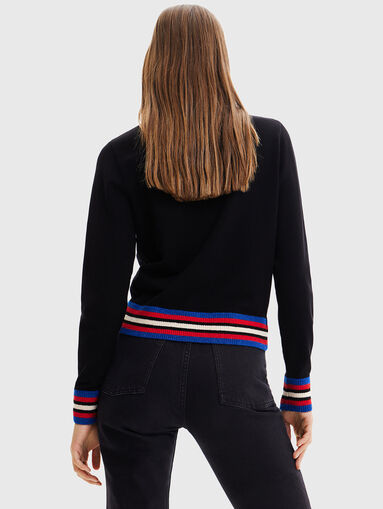 MARA sweater with sequins and accent stripes - 3