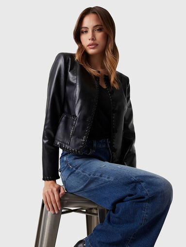 LEONTINE jacket with accent stitching - 4