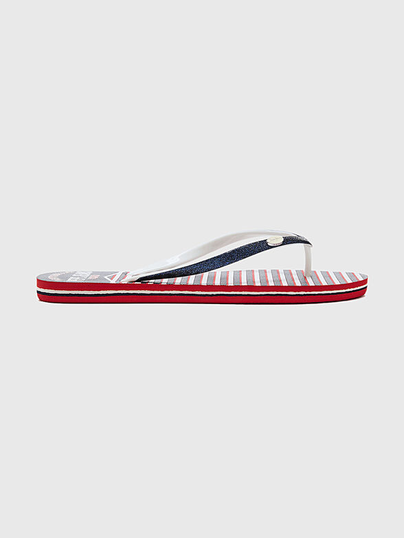 RAKE SAILOR Flip-flops with glitter details - 1