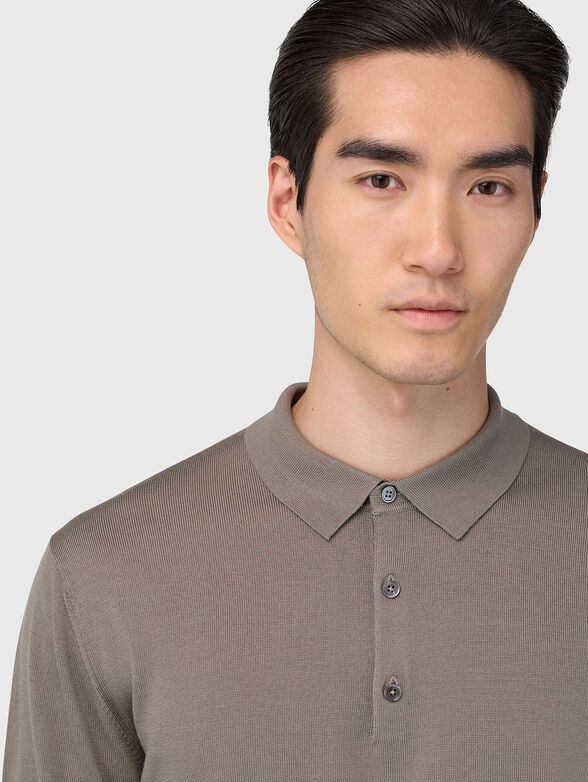 Wool sweater with buttons - 4