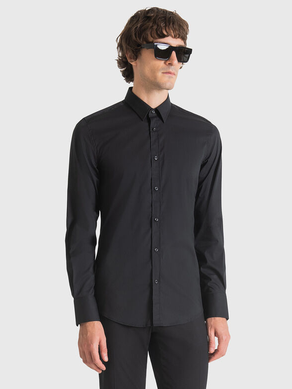 MILANO black slim shirt - 1