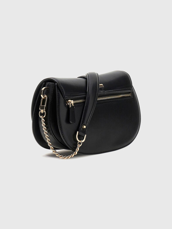 Black CARRIE bag with long strap - 3