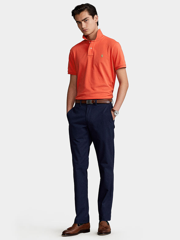 Cotton Polo shirt with accent logo - 2