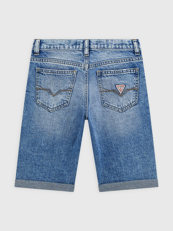 Denim shorts - 2