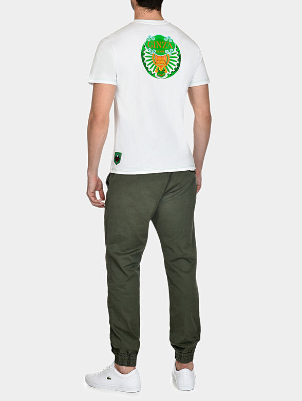 TS010 Cotton t-shirt with multicolor prints - 2