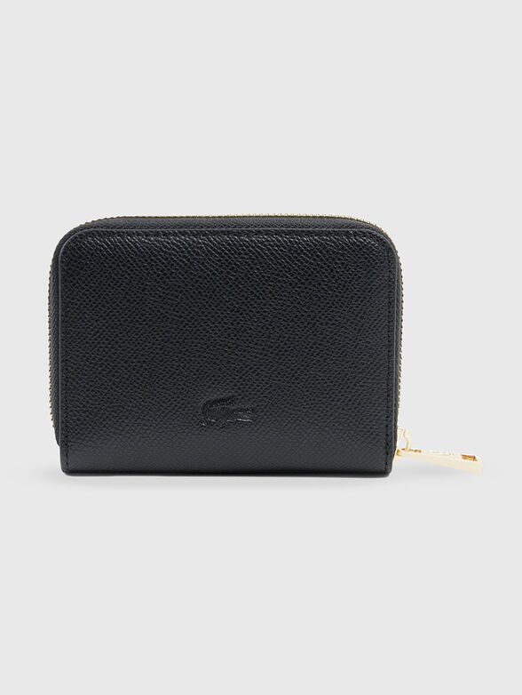 Small leather wallet with logo - 2