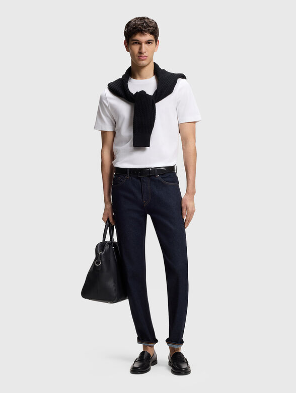 Light purple T-shirt with textured finish - 2