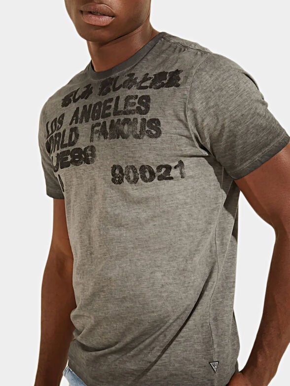 LA STENCIL T-shirt with print - 4