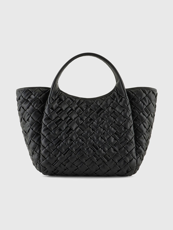Shopper bag with woven texture - 2