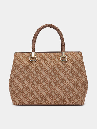 Boston bag with monogram logo print - 4