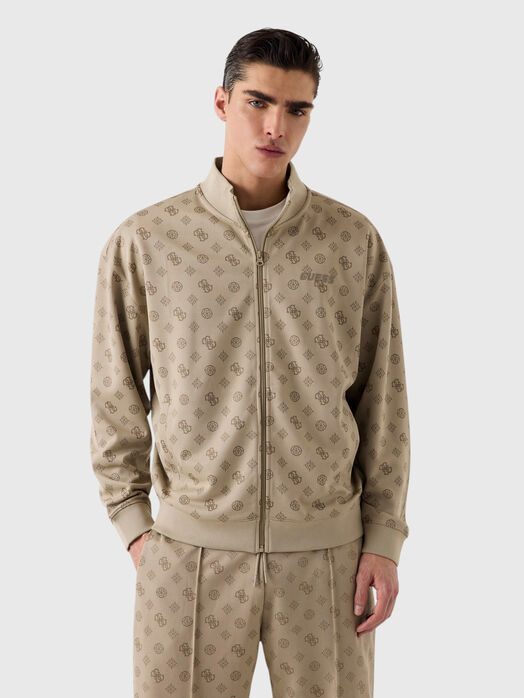 Sweatshirt with a monogram print 